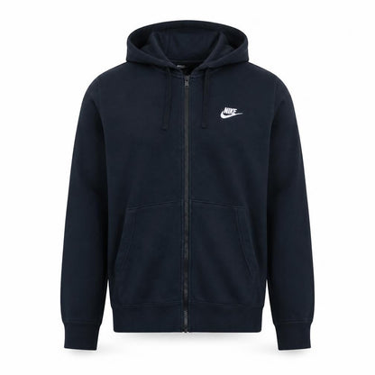 Nike Men's Black Full Zip Hoodie Size S Regular Fit Fleece