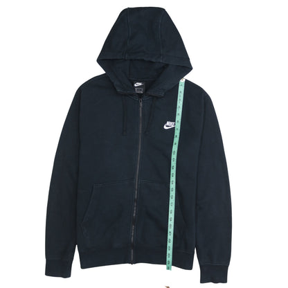 Nike Men's Black Full Zip Hoodie Size S Regular Fit Fleece