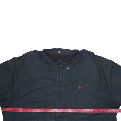 Hunt Club Men's Blue XL Bomber Jacket Full Zip Cotton Blend