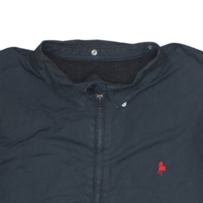 Hunt Club Men's Blue XL Bomber Jacket Full Zip Cotton Blend
