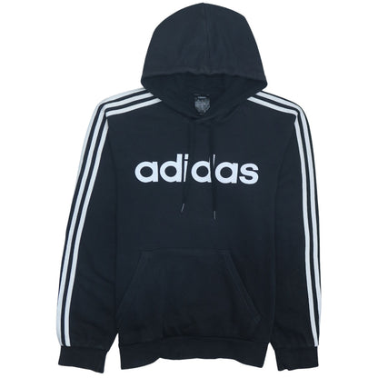 Adidas Men’s Black Pullover Hoodie Medium Sportswear Fleece
