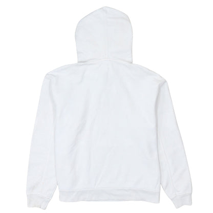 Levi's Womens White XS Pullover Hoodie with Logo Embroidery
