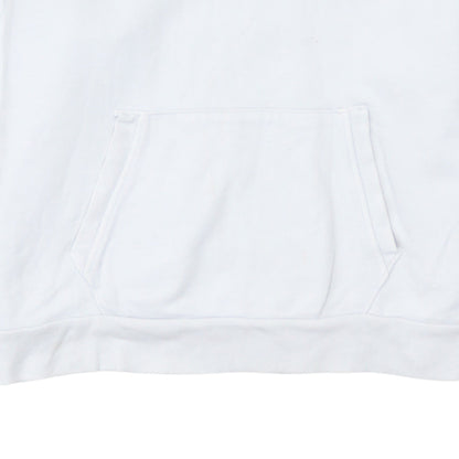 Levi's Womens White XS Pullover Hoodie with Logo Embroidery