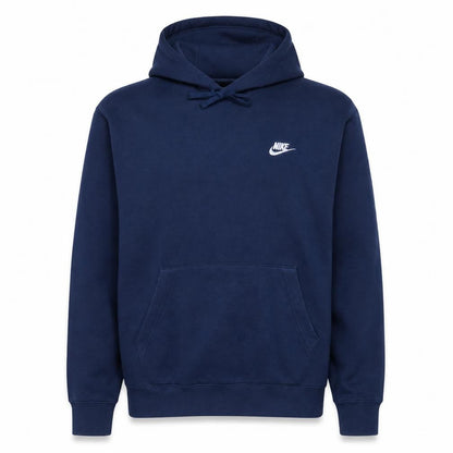 Nike Men's Blue Pullover Hoodie M Logo Sweatshirt