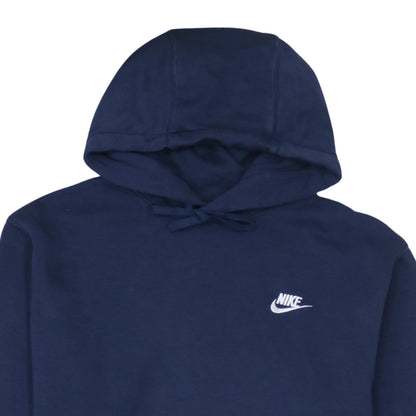 Nike Men's Blue Pullover Hoodie M Logo Sweatshirt