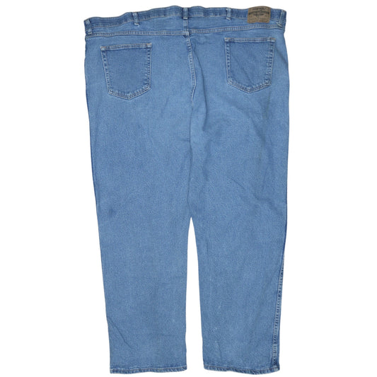 Wrangler Men's Blue 38x32 Regular Fit Straight Denim Jeans