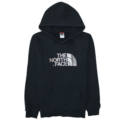 The North Face Womens Black Pullover Hoodie Large 100% Cotton