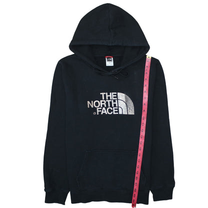 The North Face Womens Black Pullover Hoodie Large 100% Cotton