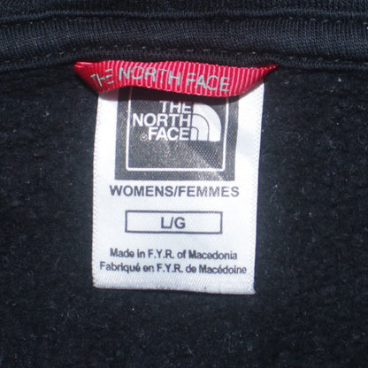 The North Face Womens Black Pullover Hoodie Large 100% Cotton