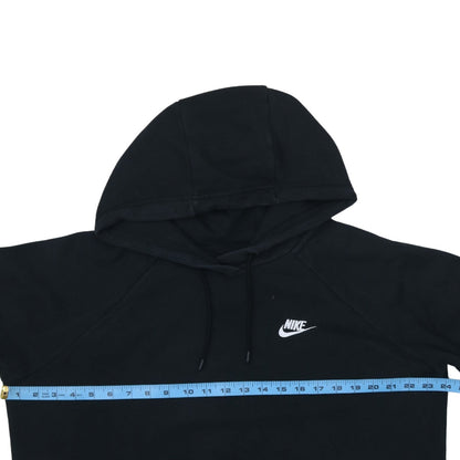 Nike Men's Black Pullover Hoodie L Logo Fleece Sweatshirt