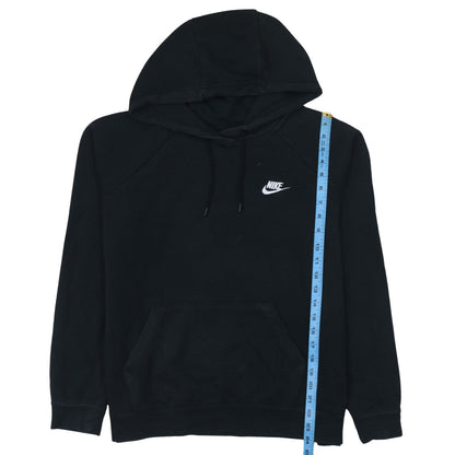 Nike Men's Black Pullover Hoodie L Logo Fleece Sweatshirt
