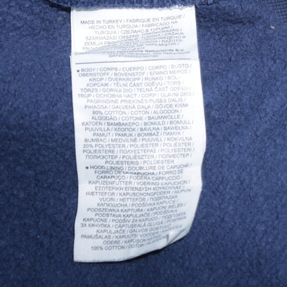 Nike Men Blue 2XL Pullover Hoodie AIR Logo Sports Sweatshirt