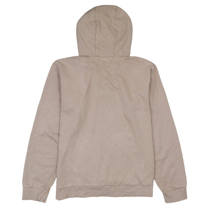 Ellesse Womens Beige Pullover Hoodie UK 16 Cotton Logo Casual