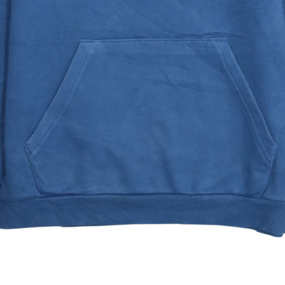 Puma Boys Blue Pullover Hoodie Size 14 Years Cotton Logo Print