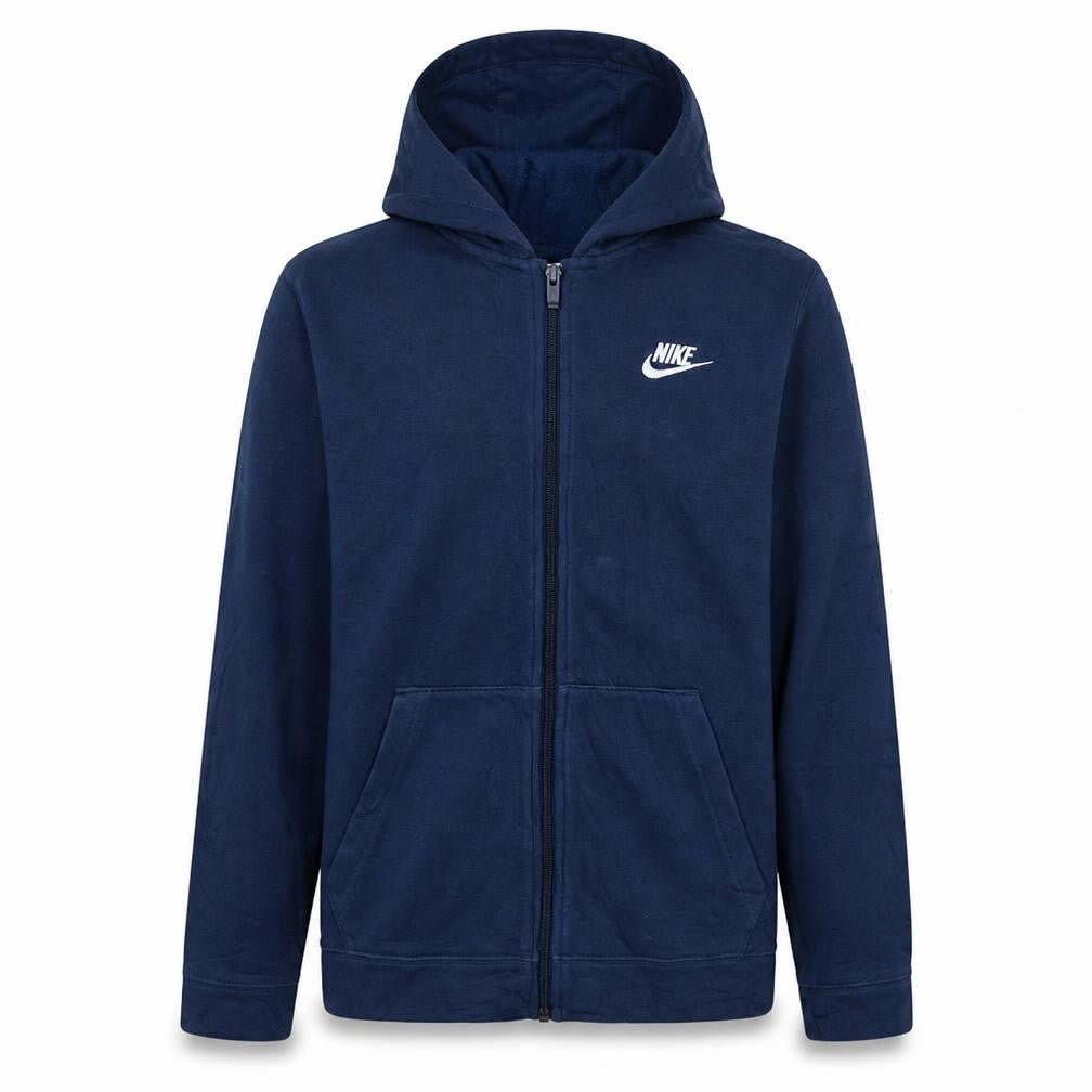 Nike Boys Navy Blue Full Zip Hoodie XL Hooded Sweatshirt 12-13 Years