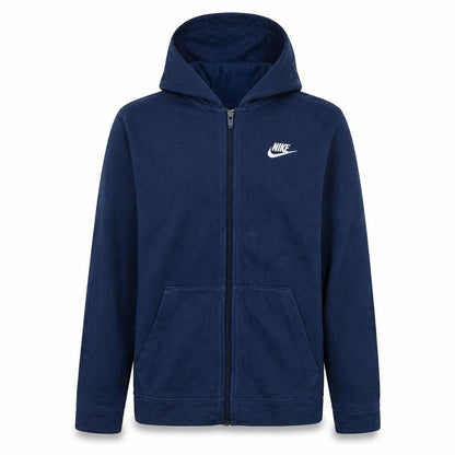 Nike Boys Navy Blue Full Zip Hoodie XL Hooded Sweatshirt 12-13 Years