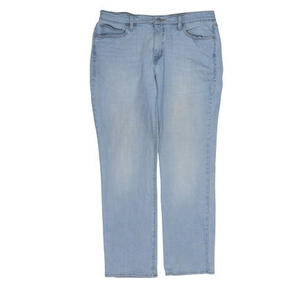 Levi's Women's Blue 414 Relaxed Straight Jeans Size 16 Plus