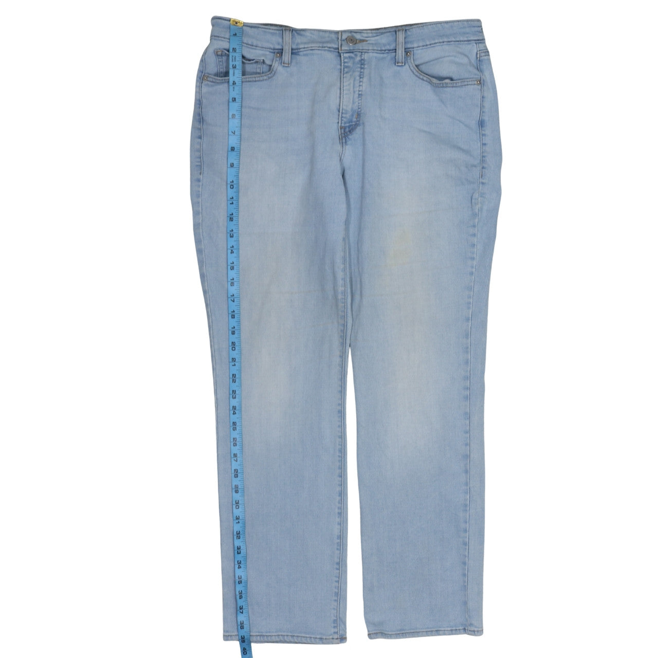 Levi's Women's Blue 414 Relaxed Straight Jeans Size 16 Plus