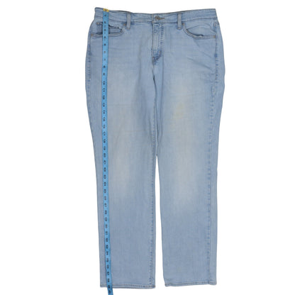 Levi's Women's Blue 414 Relaxed Straight Jeans Size 16 Plus