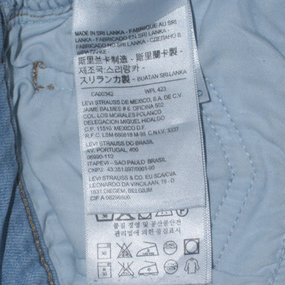 Levi's Women's Blue 414 Relaxed Straight Jeans Size 16 Plus