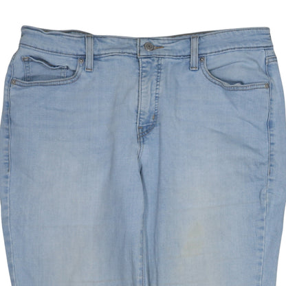 Levi's Women's Blue 414 Relaxed Straight Jeans Size 16 Plus