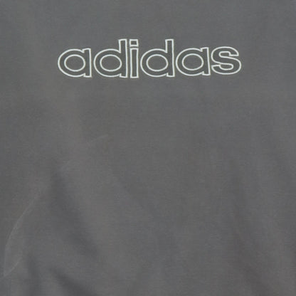 Adidas Men's Grey XL Pullover Logo Sweatshirt