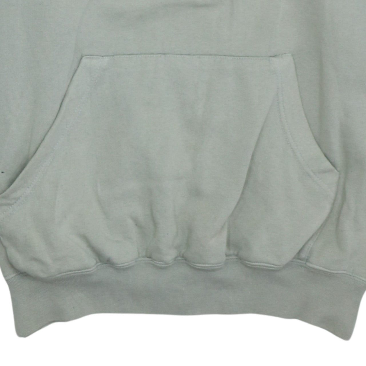 Lonsdale Men's Beige Pullover Hoodie L Embroidered Logo Fleece