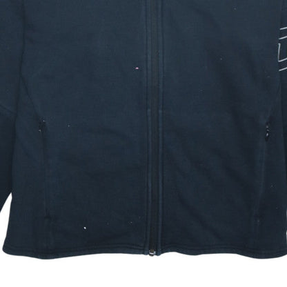 Puma Women Black Size 12 Full Zip Hoodie Sweatshirt