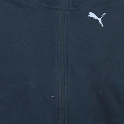 Puma Women Black Size 12 Full Zip Hoodie Sweatshirt