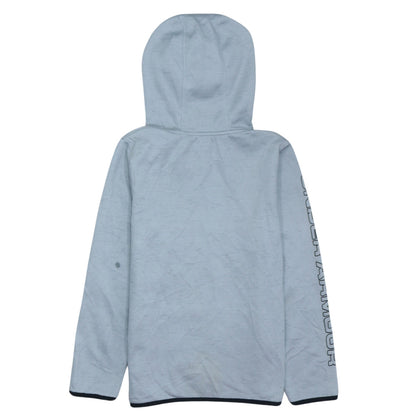 Under Armour Boys Grey Pullover Hoodie Size Medium ColdGear Logo Top