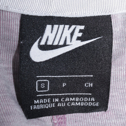 Nike Womens Pink Full Zip Hoodie Small Cotton Blend Sportswear
