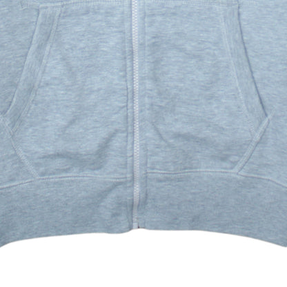 Nike Men's Grey Full Zip Hoodie S Regular Fit Fleece Sweatshirt