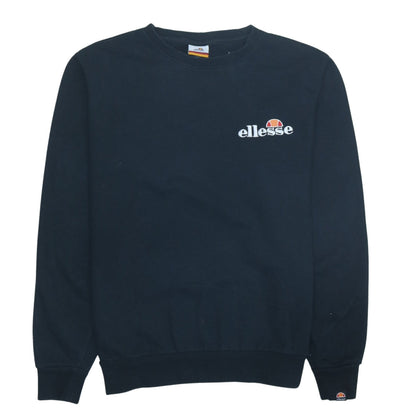 Ellesse Women's Black Pullover Sweatshirt UK 14 Crew Neck Logo