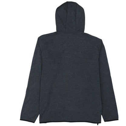Ellesse Men's Grey 1/4 Zip Hooded Pullover Sweatshirt L