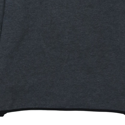 Ellesse Men's Grey 1/4 Zip Hooded Pullover Sweatshirt L