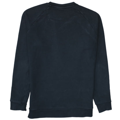Adidas Mens Black Crew Neck Pullover Sweatshirt Size M