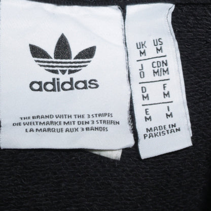 Adidas Mens Black Crew Neck Pullover Sweatshirt Size M