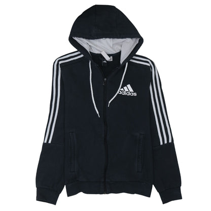 Adidas Mens Black Full Zip Hoodie M Classic Sportswear
