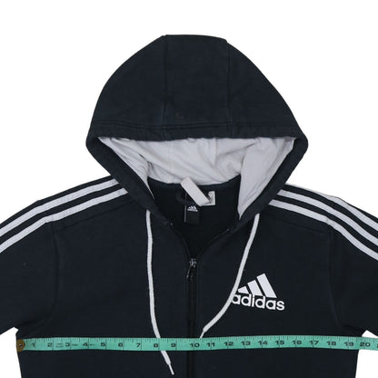 Adidas Mens Black Full Zip Hoodie M Classic Sportswear