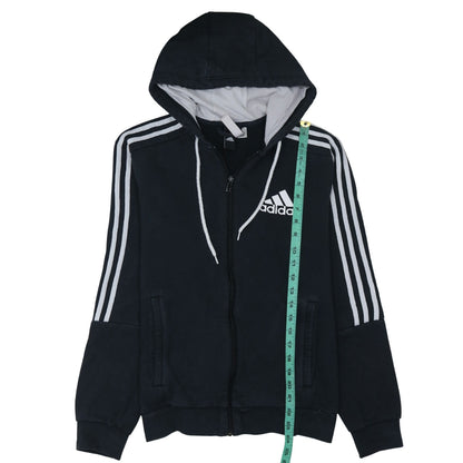 Adidas Mens Black Full Zip Hoodie M Classic Sportswear