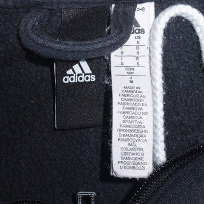 Adidas Mens Black Full Zip Hoodie M Classic Sportswear