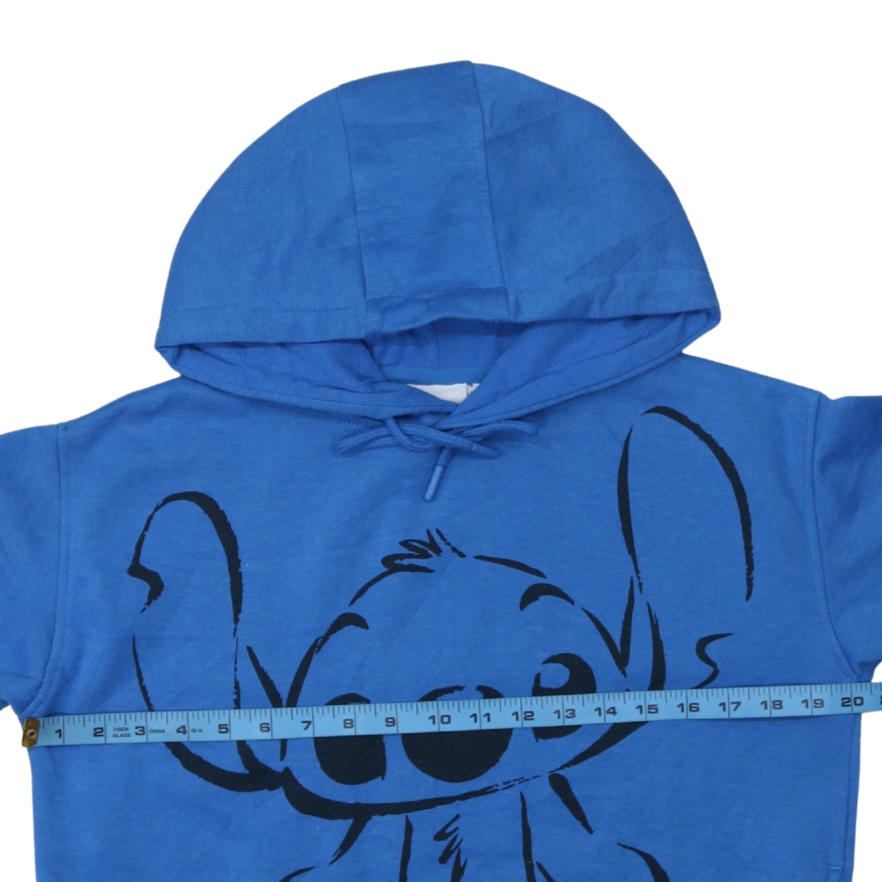 Disney Women’s Blue Stitch Pullover Hoodie XS UK 6/8