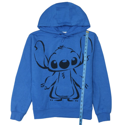 Disney Women’s Blue Stitch Pullover Hoodie XS UK 6/8