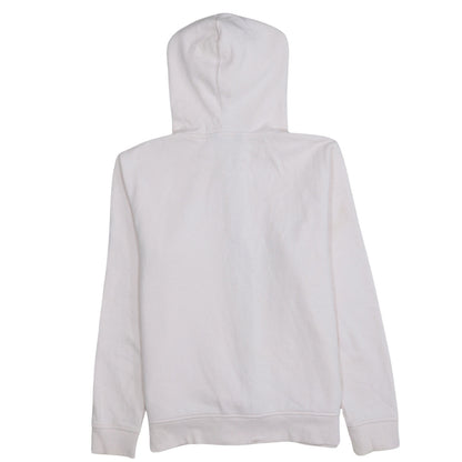 Tommy Hilfiger Women's Beige Full Zip Hoodie Small Cotton Blend