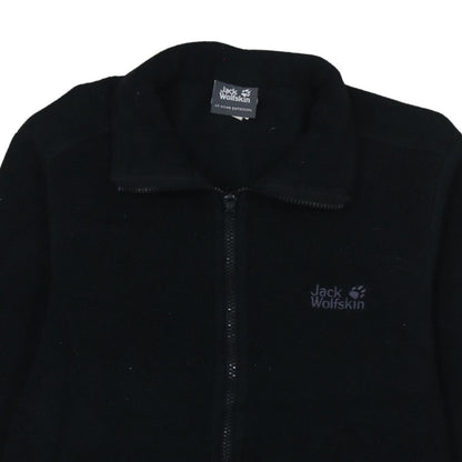 Jack Wolfskin Men's Black Fleece Full Zip Jacket Size M