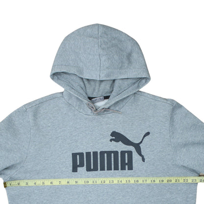 Puma Mens Grey Pullover Hoodie L Regular Fit Sportswear