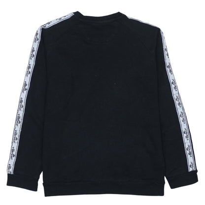 Ellesse Boys Black Sweatshirt 14 Years Logo Tape Crew Neck Jumper