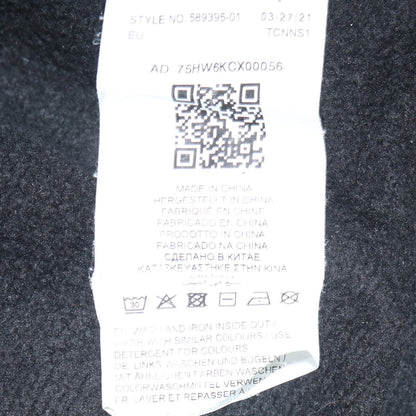 Puma Men's Black Small Pullover Hoodie with Logo Print