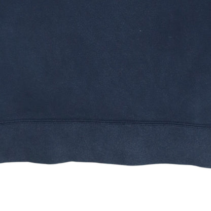 Nike Men's Blue Small Pullover Sweatshirt Crew Neck Fleece Regular Fit
