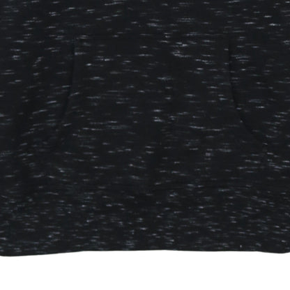 Champion Women Black Medium Pullover Hoodie with Logo Print